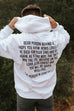 GOOD NEWS CARRIER WHITE URBAN HOODIE