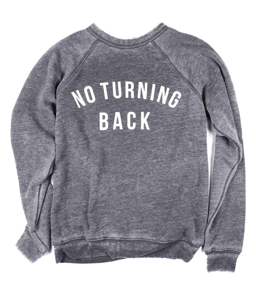 NO TURNING BACK ACID WASH PULLOVER