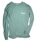 KNOW HIM & MAKE HIM KNOWN VINTAGE GREEN POCKET LONG-SLEEVE