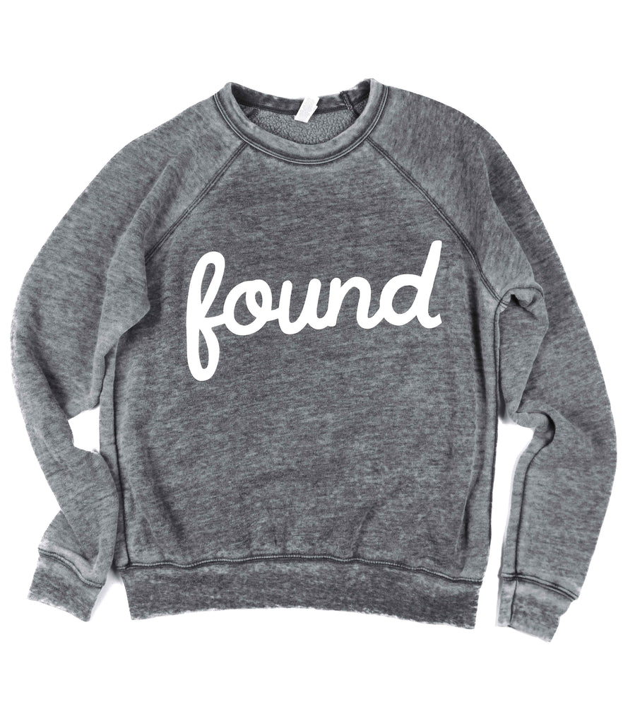 FOUND ACID WASH PULLOVER