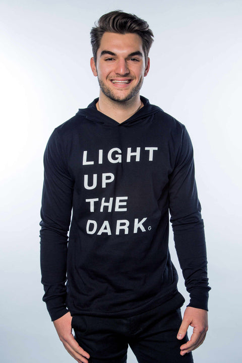 Light Up The Dark Black Long-Sleeve Hoodie