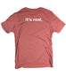 HEAVEN  IT'S REAL MAUVE BLACK BOX T-SHIRT