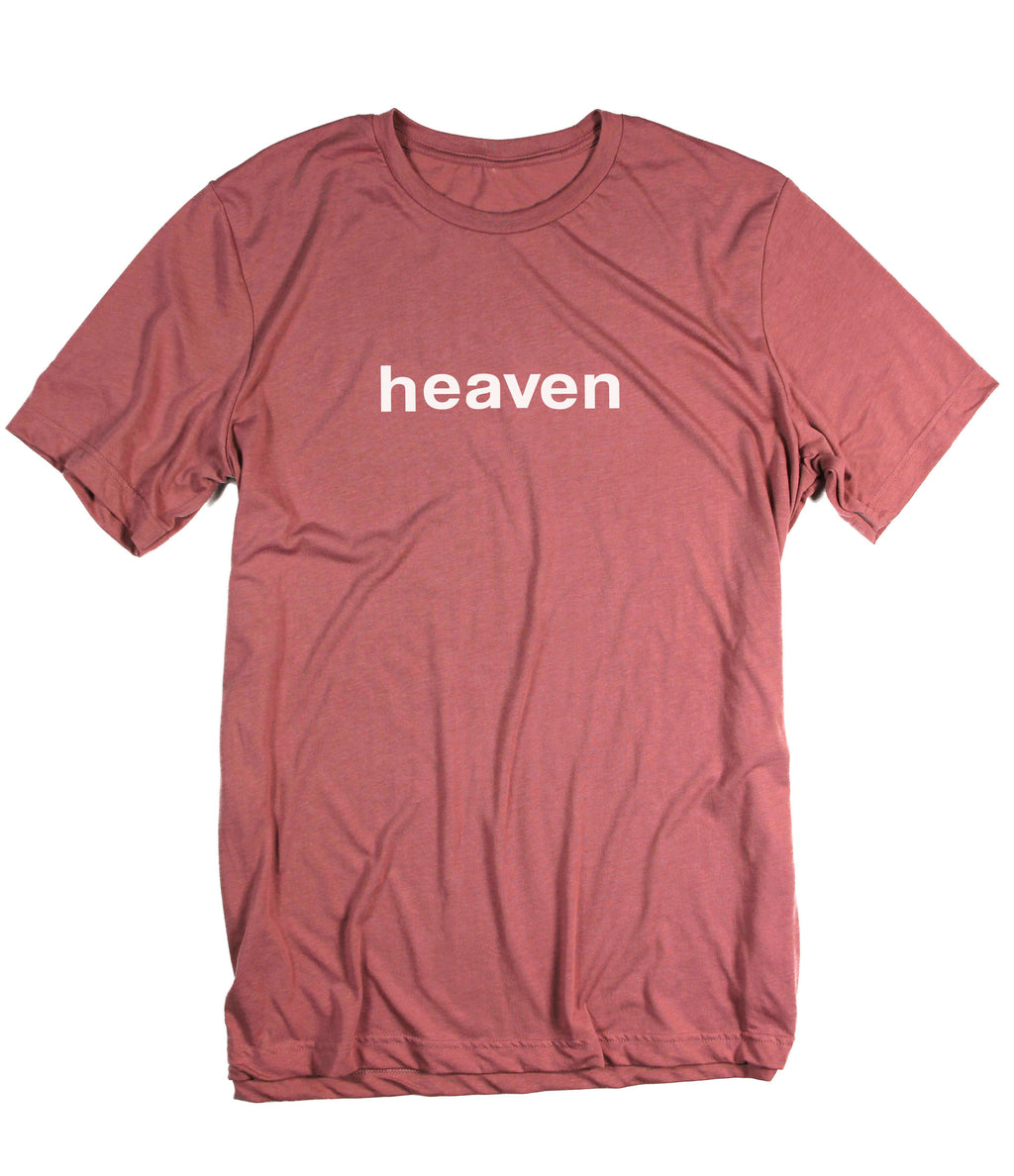 HEAVEN IT'S REAL MAUVE T-SHIRT