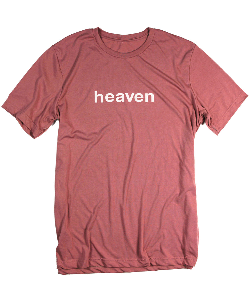 HEAVEN IT'S REAL MAUVE T-SHIRT