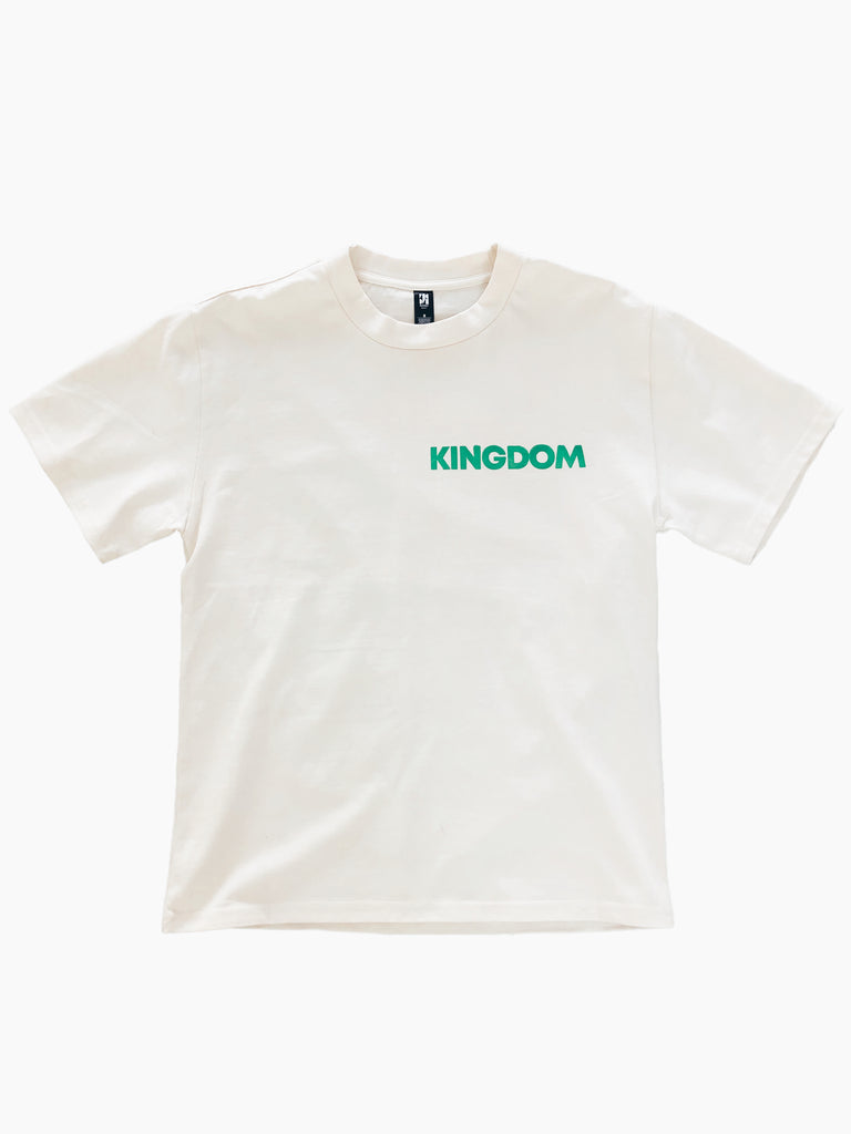 KINGDOM OVER CULTURE VINTAGE WHITE SLEEVE T-SHIRT