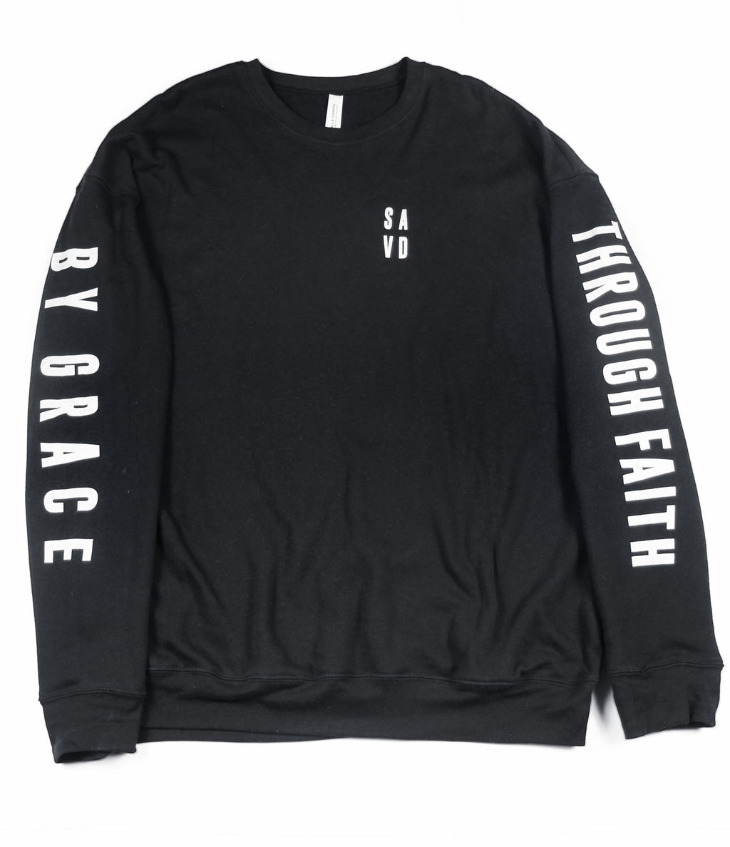 BY GRACE THROUGH FAITH CREWNECK SWEATSHIRT
