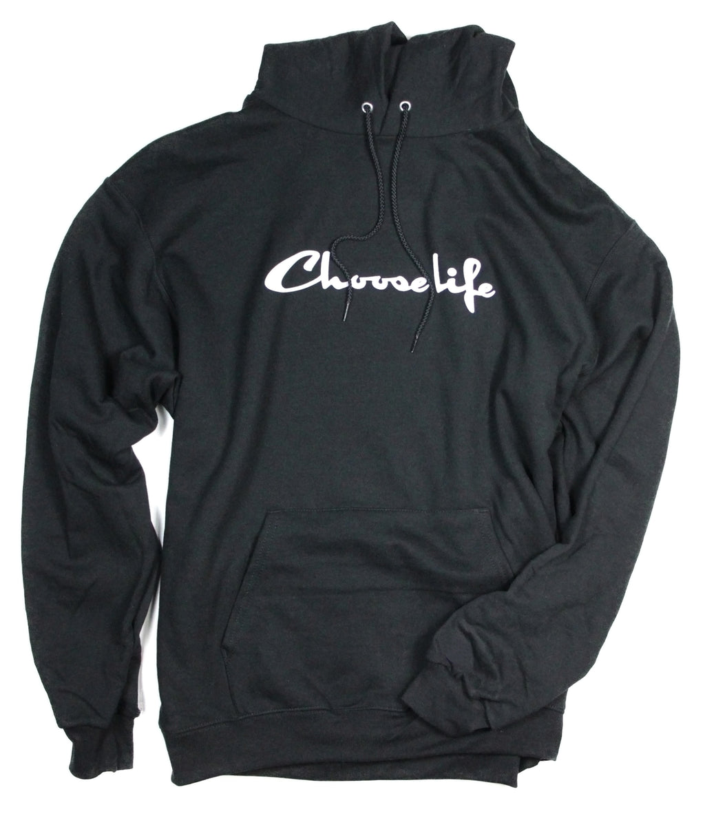 CHOOSE LIFE BLACK HOODIE