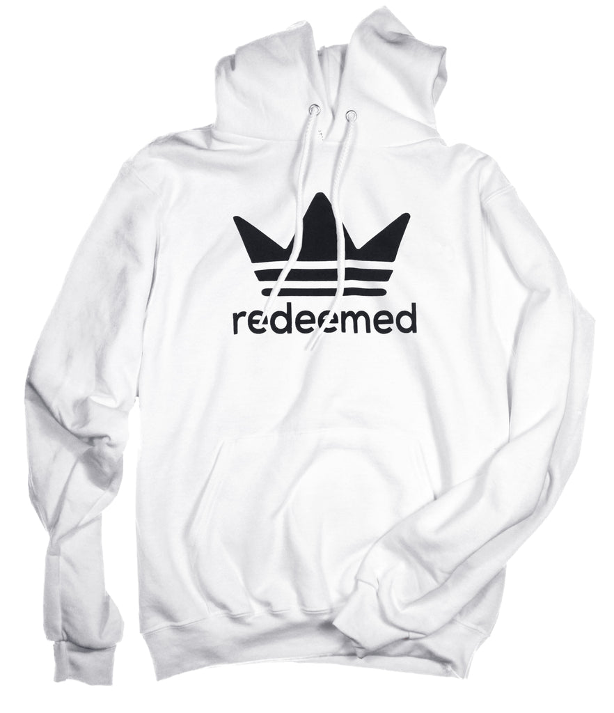 REDEEMED WHITE HOODIE