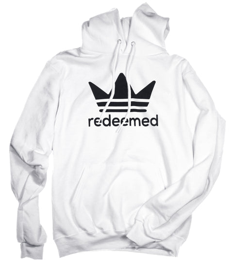 REDEEMED WHITE HOODIE