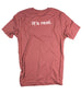 HEAVEN IT'S REAL MAUVE T-SHIRT