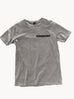 KINGDOM OVER CULTURE MINERAL GREY WASH SLEEVE T-SHIRT