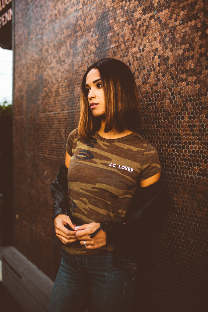 J.C. LOVER CAMO T-SHIRT