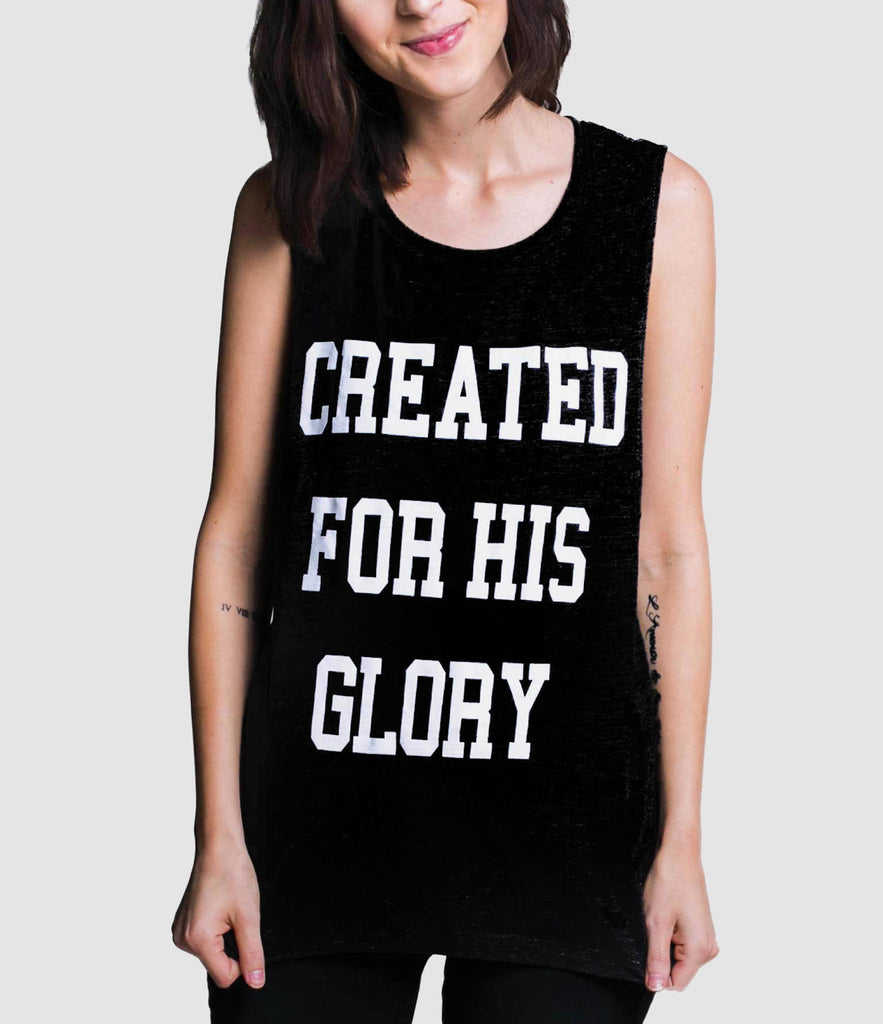"Created" Muscle Tank