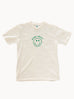 JESUS SAVES SMILEY FACE OFF-WHITE SLEEVE T-SHIRT