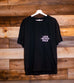 LOVE NEVER FAILS BLACK SLEEVE T-SHIRT