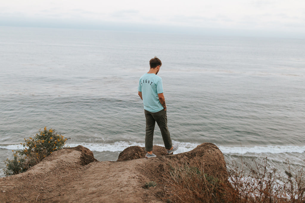 SALT & LIGHT PALE BLUE SLEEVE T-SHIRT