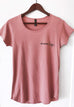 CHOOSE LIFE MAUVE WOMEN'S TEE