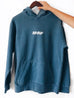 MAKE HIS NAME FAMOUS PEBBLE BLUE URBAN HOODIE