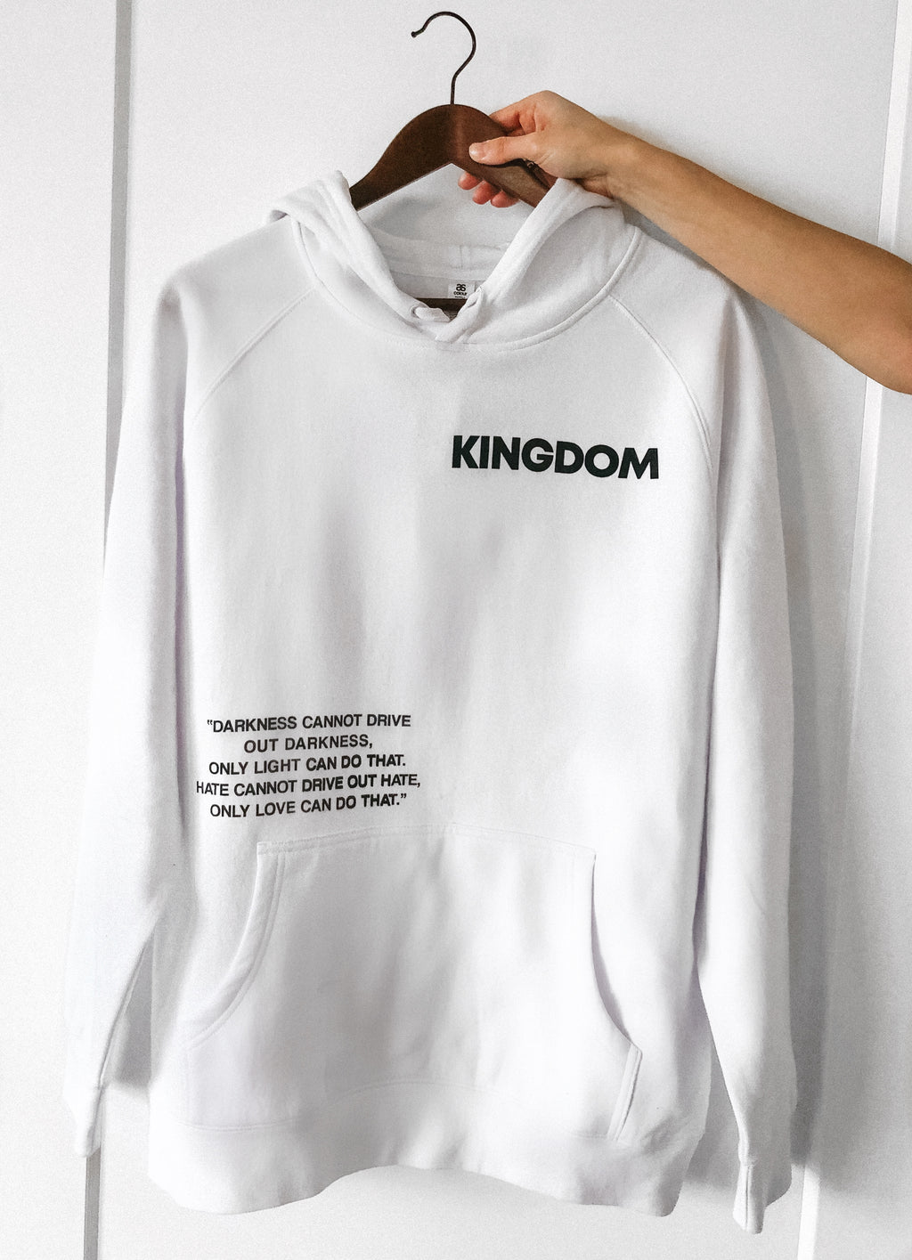 KINGDOM WHITE HOODIE