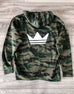 THE KING IS COMING CAMO HOODIE
