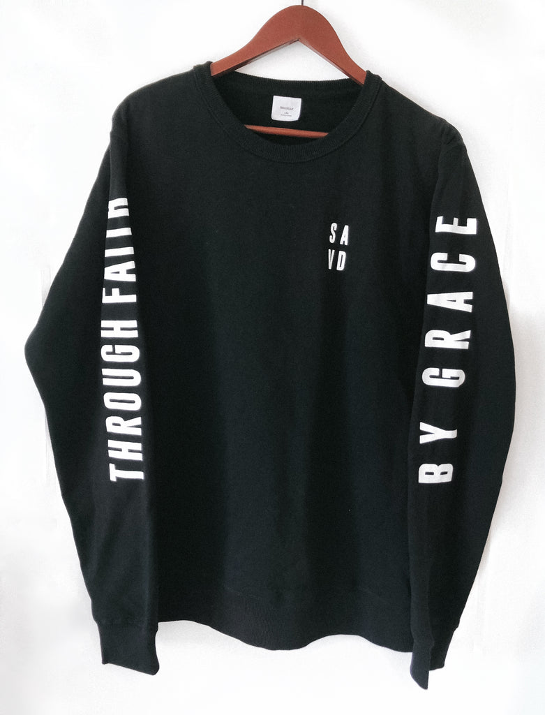 BY GRACE THROUGH FAITH HEAVYWEIGHT PULLOVER