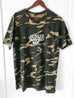 JESUS SAVED ME CAMO SLEEVE T-SHIRT