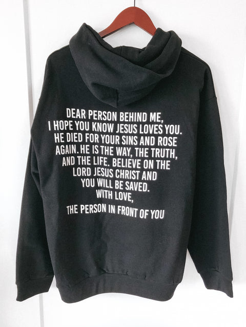 GOOD NEWS CARRIER BLACK URBAN HOODIE