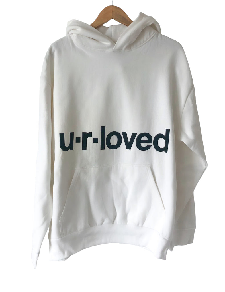 U.R.LOVED WHITE URBAN HOODIE