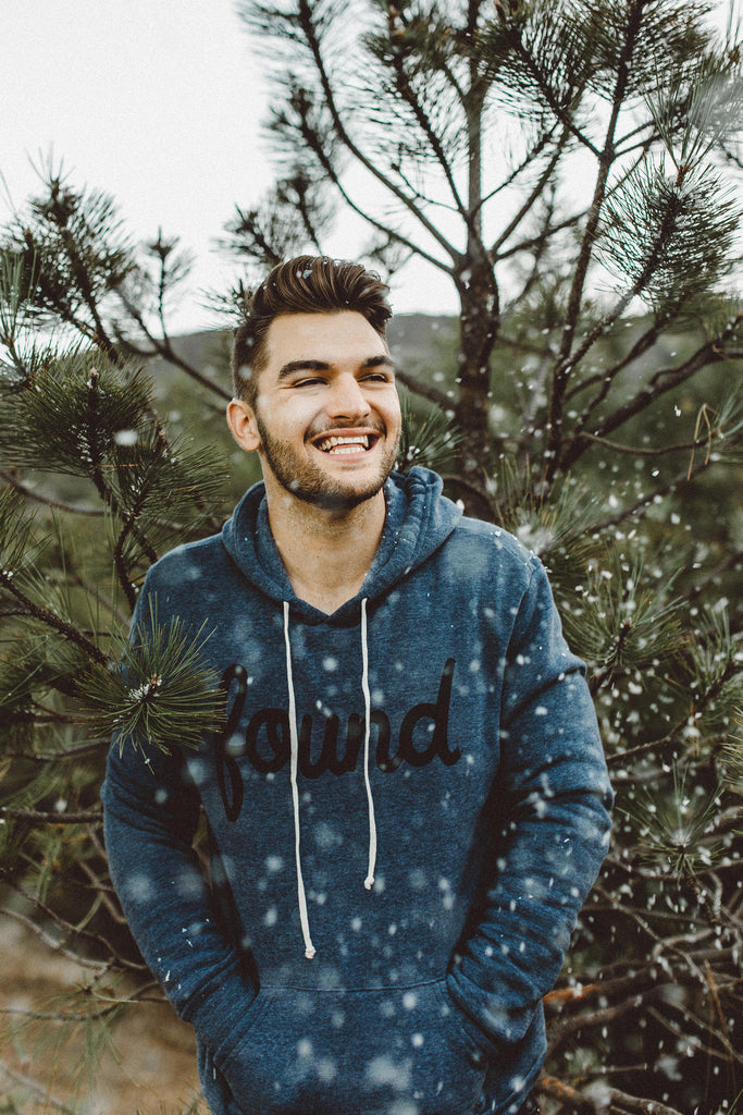 FOUND NAVY PULLOVER HOODIE