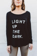 LIGHT UP THE DARK BLACK WOMEN'S FLOWY LONGSLEEVE