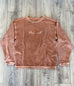 LOVE WELL TAN CORDUROY PULLOVER