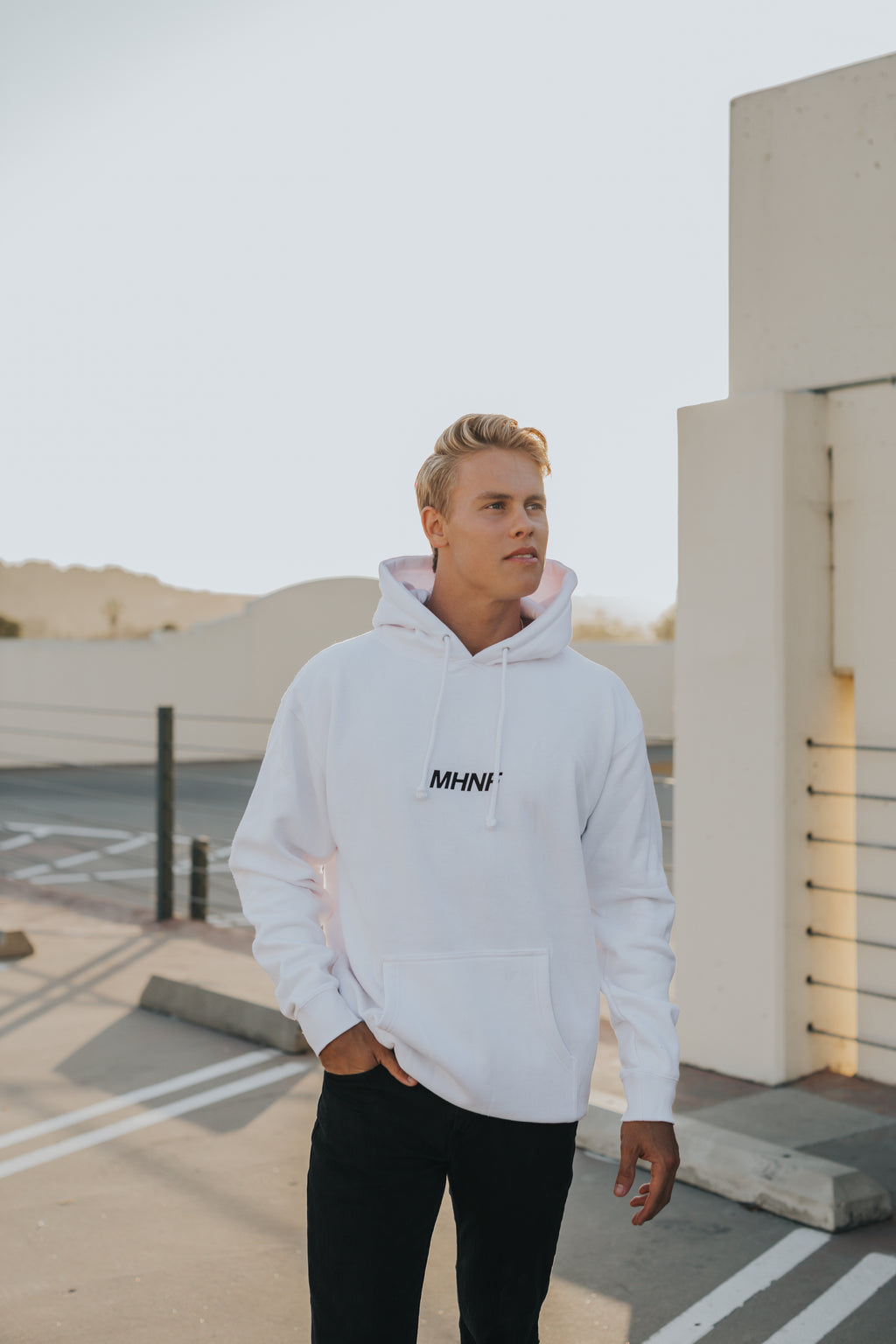 MAKE HIS NAME FAMOUS WHITE HOODIE