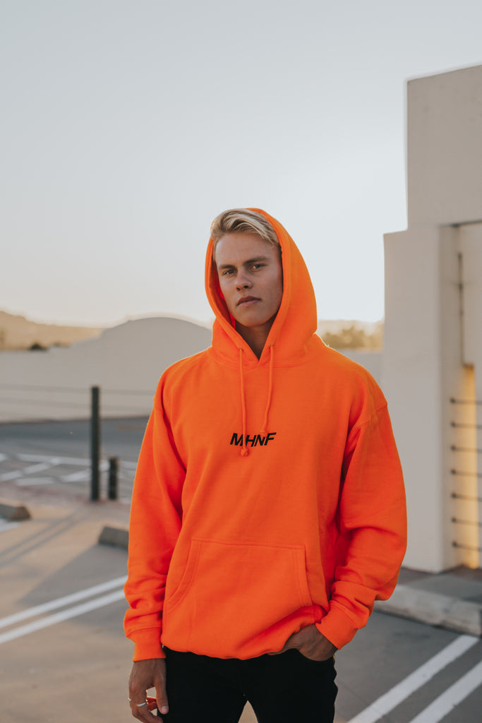 MAKE HIS NAME FAMOUS ORANGE HOODIE