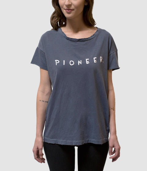 PIONEER DISTRESSED WOMEN'S T-SHIRT