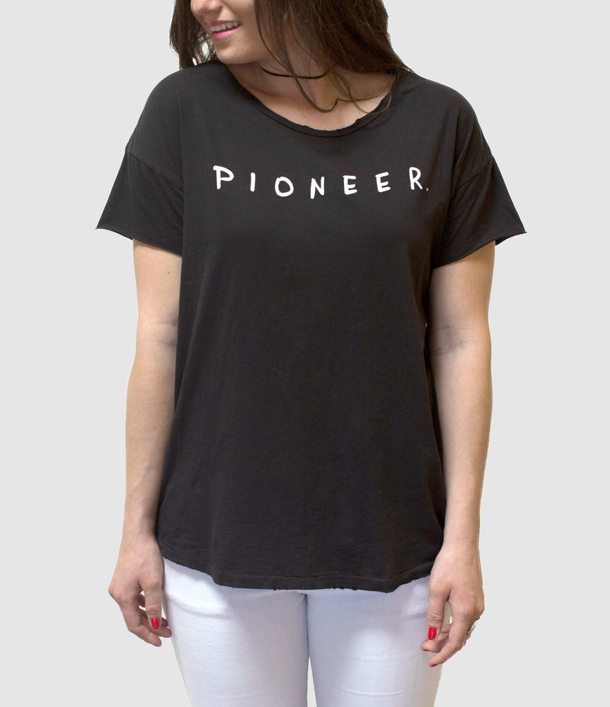 PIONEER DISTRESSED WOMEN'S T-SHIRT