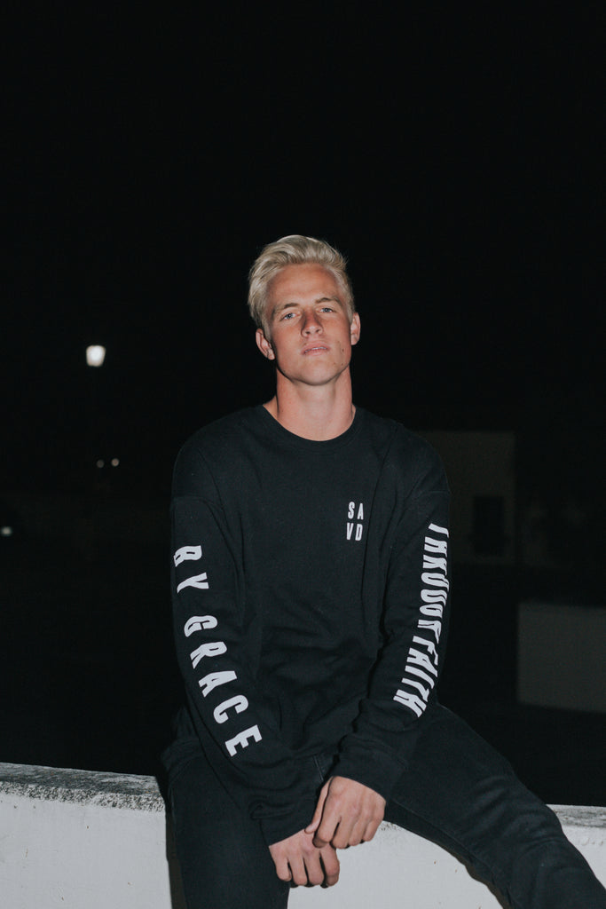 BY GRACE THROUGH FAITH CREWNECK SWEATSHIRT