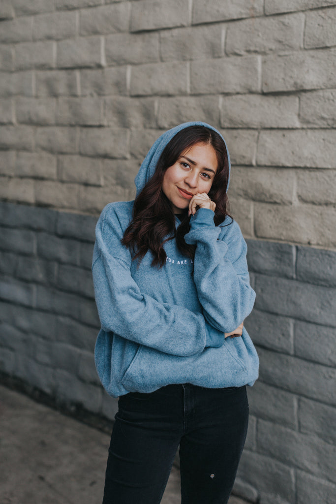 YOU ARE LOVED SLATE HOODIE