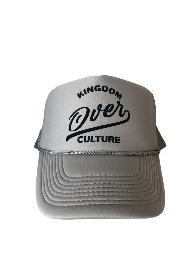 KINGDOM OVER CULTURE CONCRETE TRUCKER HAT