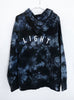 SALT + LIGHT TIE DYE BLACK HOODIE