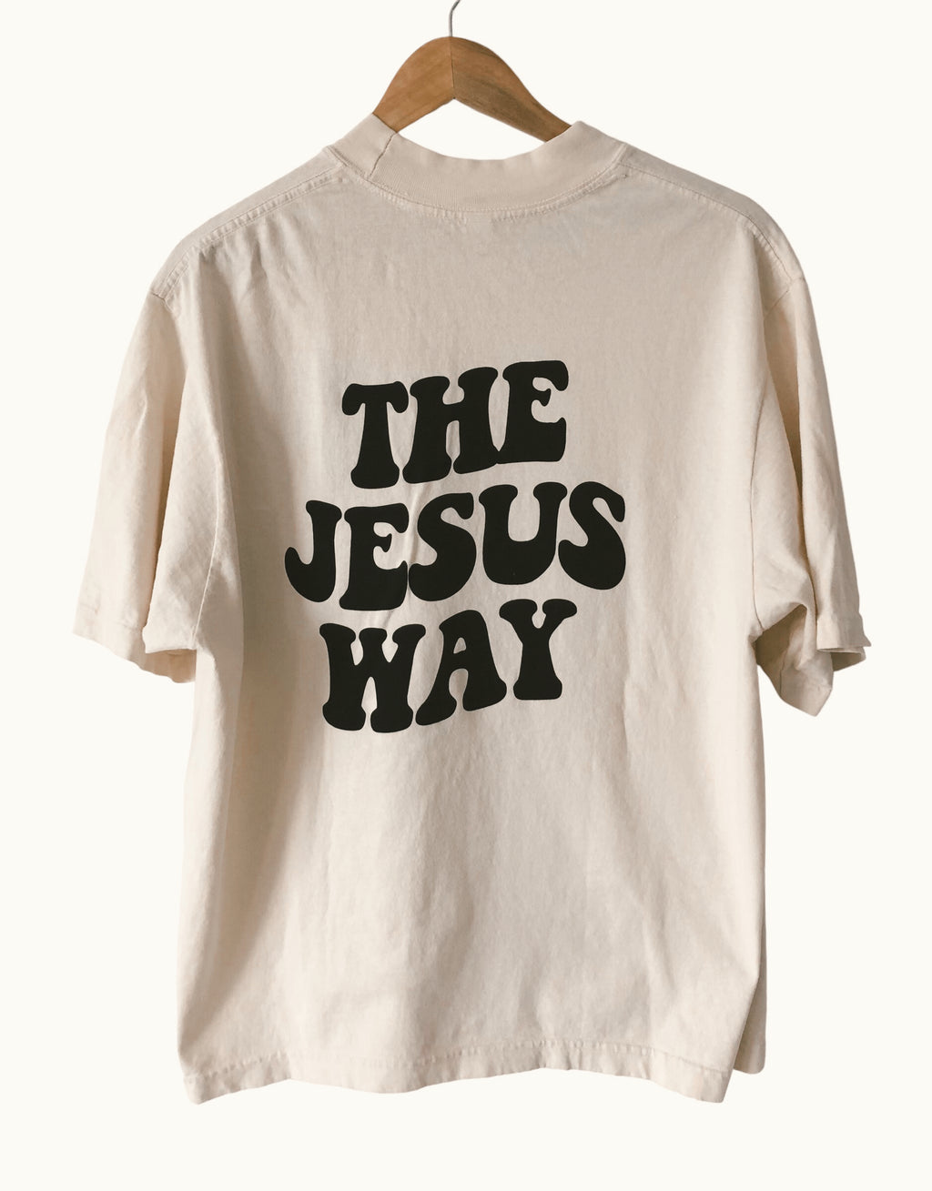 THE JESUS WAY VINTAGE CREAM SLEEVE T-SHIRT