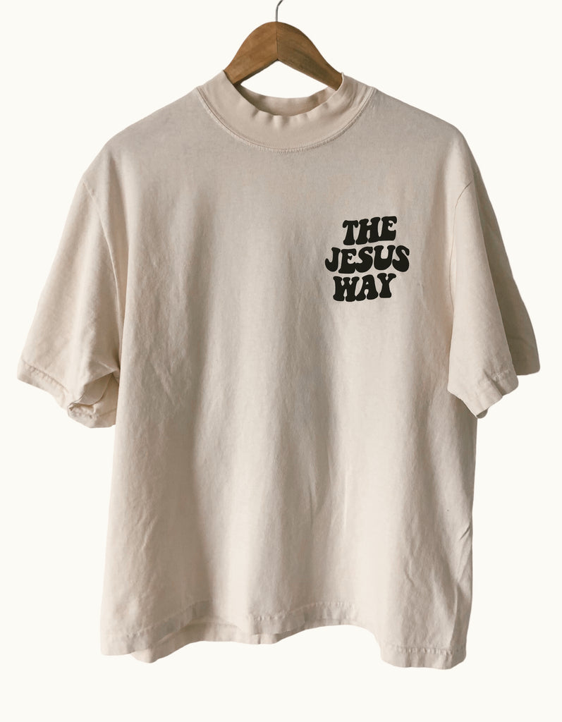 THE JESUS WAY VINTAGE CREAM SLEEVE T-SHIRT