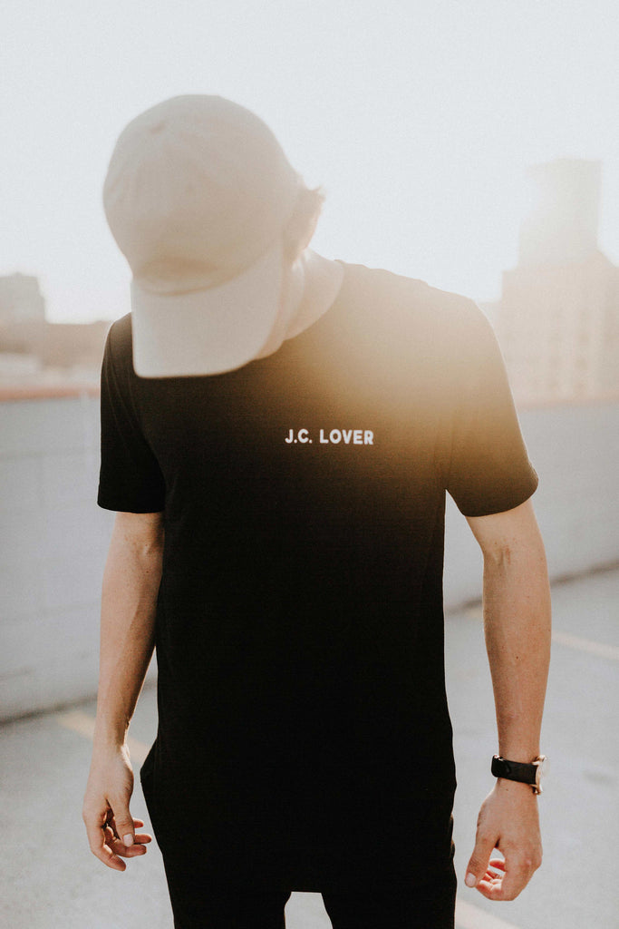 J.C. LOVER BLACK T-SHIRT