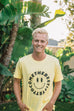 THE BEST IS YET TO COME YELLOW SLEEVE T-SHIRT