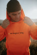 THE KING IS COMING ORANGE HOODIE