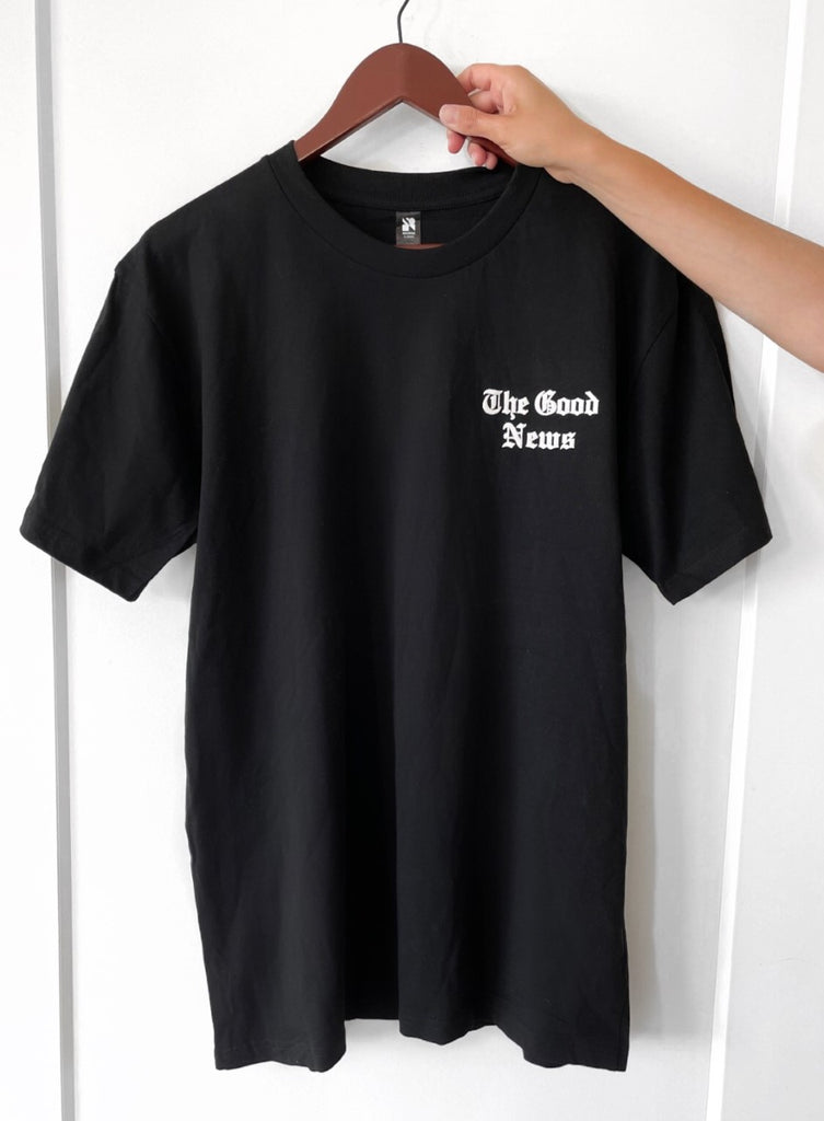 THE GOOD NEWS SLEEVE T-SHIRT
