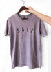 SALT + LIGHT ORCHID STONE WASH SLEEVE T-SHIRT