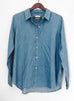 CROSS YOU ARE LOVED BLUE DENIM SHIRT
