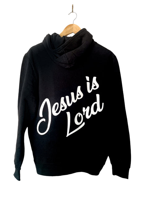 JESUS IS LORD BLACK HOODIE