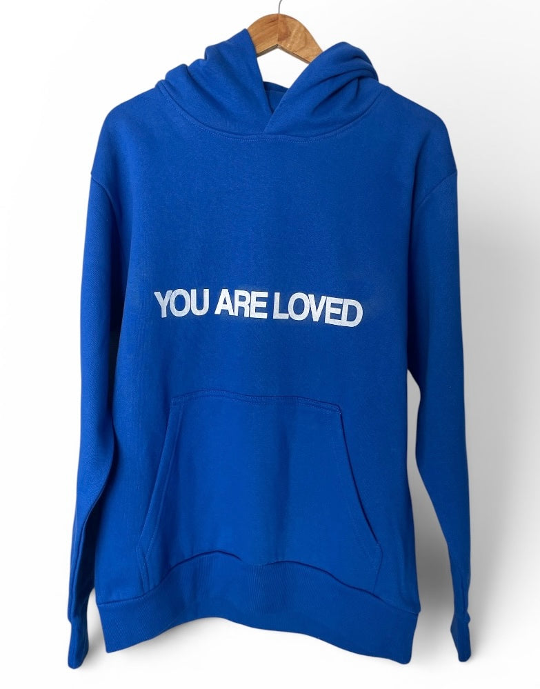 YOU ARE LOVED ROYAL BLUE URBAN HOODIE