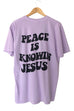 PEACE ORCHID SLEEVE T-SHIRT